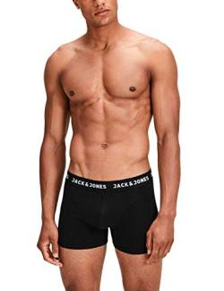 JACK & JONES Herren JACJON Trunks 2 Pack NOOS Boxershorts, Black/Detail:Black, XL von JACK & JONES