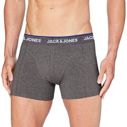 JACK & JONES Herren JACNEW TWIST TRUNKS NOOS Boxershorts, Light Grey Melange, S von JACK & JONES