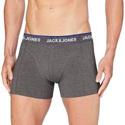 JACK & JONES Herren JACNEW Twist Trunks NOOS Boxershorts, Light Grey Melange, M von JACK & JONES