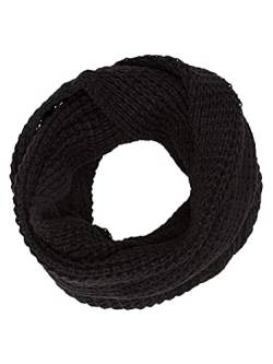 JACK & JONES Herren JACWAFFLE Knit Tube NOOS Schal, Schwarz (Black Black), One Size von JACK & JONES