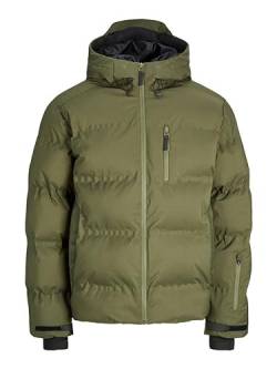 JACK&JONES Herren JCOSWEEP Puffer SN Jacke, Grün, L von JACK & JONES