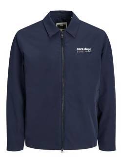 JACK&JONES Herren JCOTRACK Shacket Blouson, Navy Blazer, M von JACK & JONES