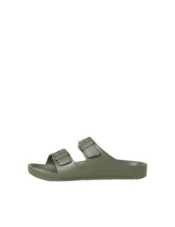 JACK&JONES Herren JFWCROXTON Moulded NOOS Sandalen, Khaki, 40 EU von JACK & JONES