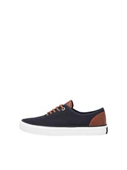 JACK & JONES Herren JFWCURTIS Casual Canvas NOOS Sneaker, Navy Blazer, 41 EU von JACK & JONES