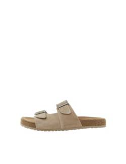 JACK&JONES Herren JFWLOUIS Suede Sandalen, Plaza Taupe, 40 EU von JACK & JONES