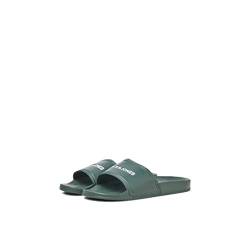 JACK & JONES Herren JFWPERRY Pool Slider Sandalen, Trekking Green, 42 EU von JACK & JONES