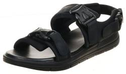 JACK & JONES Herren JFWSTEVE Leather Sandalen, Anthracite, 44 EU von JACK & JONES