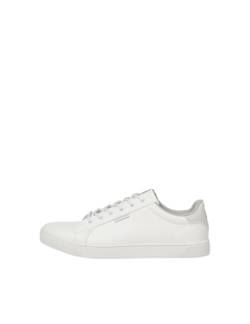 JACK & JONES Herren JFWTRENT PU Bright White 19 NOOS Sneaker, Weiß, 41 EU von JACK & JONES