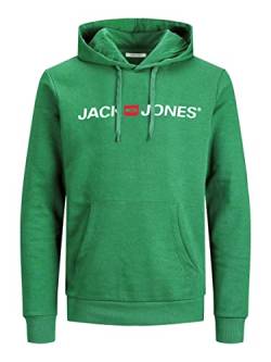 JACK & JONES Herren JJECORP Old Logo Sweat Hood NOOS 12137054, Verdant Green/REG FIT, XXL von JACK & JONES