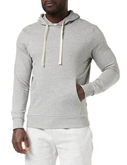 JACK & JONES Herren JJEHOLMEN Sweat Hood NOOS 12136885, Light Grey Melange/REG FIT, L von JACK & JONES