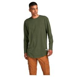 JACK & JONES Herren JJENOA Tee O-Neck LS NOOS 12190128, Forest Night/Relaxed, S von JACK & JONES