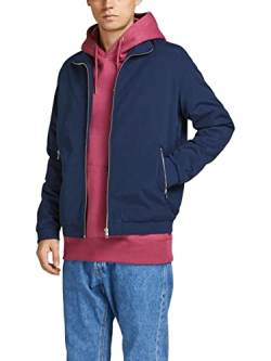 JACK & JONES Herren JJERUSH HARRINGTON BOMBER NOOS, Navy Blazer, XS EU von JACK & JONES