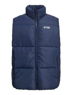 JACK&JONES Herren JJMAX Bodywarmer Weste, Navy Blazer, L von JACK & JONES