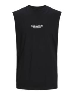 JACK&JONES Herren JORVESTERBRO Sleeveless Tee SN Tank Top, Black, XS von JACK & JONES