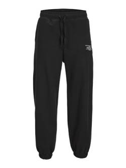 JACK&JONES Herren JPSTBILL JJRILEY Sweat Pants SN AUT Jeanshose, Black, 36-41 von JACK & JONES