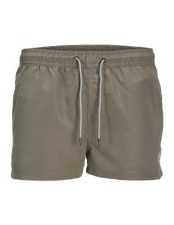 JACK&JONES Herren JPSTBORA Bora JJSWIM SOLID LY Badeshorts, Bungee Cord, 48 von JACK & JONES