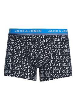 JACK & JONES Herren Jacstockton Weekendset Boxershorts, Navy Blazer/Pack:Navy Blazer-Aster Blue Navy Blazer, XL von JACK & JONES