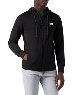 JACK & JONES Herren Jcoair Sweat Zip Hood Sn Kapuzenjacke, Schwarz, S EU von JACK & JONES