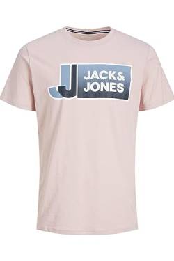 JACK & JONES Herren Jcologan Tee Ss Crew Neck Ss23 Sn T-Shirt, Violet Ice, S von JACK & JONES