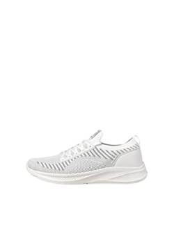 JACK & JONES Herren Jfwbaxley Knit Noos Sneaker, White, 41 EU von JACK & JONES