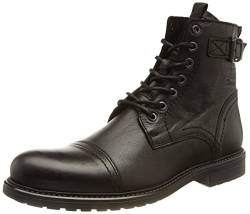 JACK & JONES Herren Jfwshelby Leather Sn Boot, Anthrazit, 43 EU von JACK & JONES