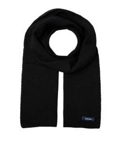 JACK & JONES Herren Jjdna Knit Scarf Noos Schal, Schwarz (Black Black), Einheitsgr e EU von JACK & JONES