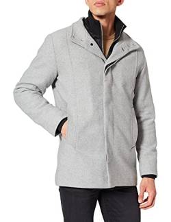 JACK & JONES Herren Jjedunham Wool Jacket Sn Wolljacke, Light Grey Melange, S EU von JACK & JONES