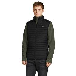 JACK & JONES Herren Jjemulti gesteppte ärmellose Gilet - Schwarz - XL von JACK & JONES