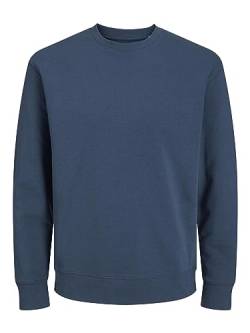 JACK & JONES Herren Jjestar Basic Crew Neck Noos Sweatshirt, Ensign Blue, L EU von JACK & JONES