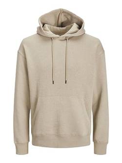 JACK & JONES Herren Jjestar Basic Sweat Hood Kapuzenpullover, Crockery, S EU von JACK & JONES