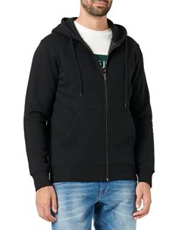 JACK & JONES Herren Jjestar Basic Sweat Zip Hood Noos Kapuzenjacke, Schwarz, L EU von JACK & JONES