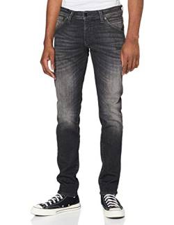 JACK & JONES Herren Jjiglenn Jjfox Bl 655 50sps Noos Jeanshose, Black Denim, 32W 36L EU von JACK & JONES