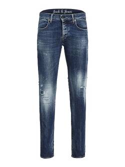 JACK & JONES Herren Jjiglenn Jjluca El 009 Sn Jeanshose, Blue Denim, 29 EU von JACK & JONES