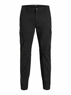 JACK & JONES Herren Jjipaul Jjflake AKM 542 Black Ps Hose, 40W / 34L von JACK & JONES