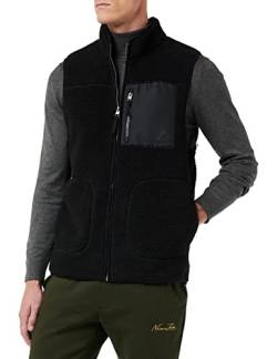 JACK & JONES Herren Jorpark Teddy Body Warmer Sn Weste, Schwarz, XXL EU von JACK & JONES