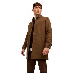 JACK & JONES Herren Jprblamelton Wool Coat Sn Kurzmantel, Dark Coat Khaki, S EU von JACK & JONES