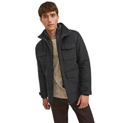 JACK & JONES Herren Jprblaparker Wool Field Jkt Sn Wolljacke, Schwarz, XL EU von JACK & JONES