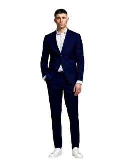 JACK & JONES Herren Jprfranco Suit Noos Business Anzug Hosen Set, Medieval Blue, 48 EU von JACK & JONES