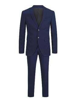 JACK & JONES Herren Jprfranco Suit Ps Anzug, Medieval Blue, 66 EU von JACK & JONES