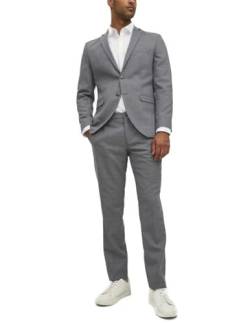 JACK & JONES Herren Jprsolaris Suit Noos Anzug, Light Grey Melange, 48 EU von JACK & JONES