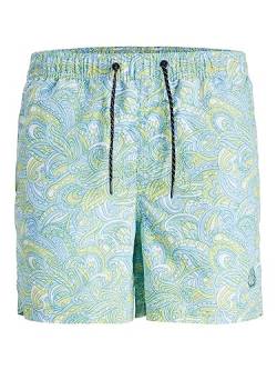 JACK & JONES Herren Jpstfiji Jjswim Paisley, Ethereal Blue, XL von JACK & JONES