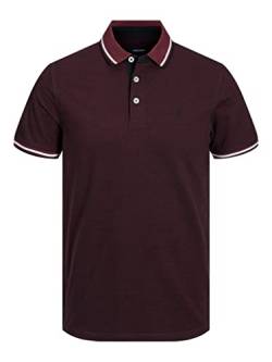 JACK & JONES Herren Klassische Pique Knit Baumwolle Polo-Shirt - Royale - L von JACK & JONES