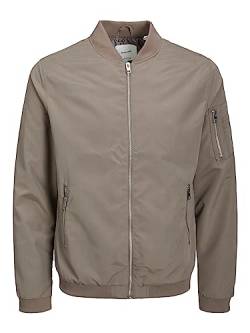 JACK & JONES Herren Leichte Bomber Jacke Basic College Übergangs Blouson Stretch ohne Kapuze JJERUSH von JACK & JONES