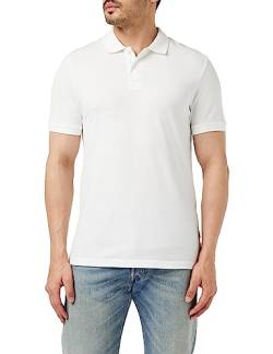 JACK & JONES Male Polo Shirt Klassisches, Weiß, White, M von JACK & JONES