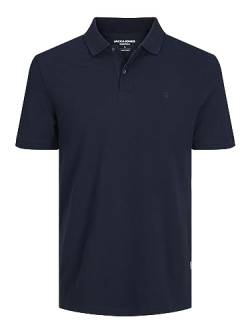 JACK & JONES Herren Polo Shirt Pique Kurzarm Hemd Basic T-Shirt mit Kragen von JACK & JONES