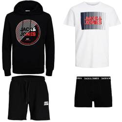 JACK & JONES Herren Sommer Box Sweat Hoodie T Shirt Trunk Boxershort Shorts Kurze Hose Sport Bermuda S M L XL XXL (L, Sommer Box 6) von JACK & JONES