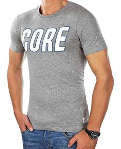 JACK & JONES Herren Sommer T-Shirt Jcotalent Tee Ss Crew Neck Rundhals Kurzarmshirt Baumwolle Core T-Shirt mit Logo-Print Männer Shirt O-Neck (S, Grau (Light Grey Melange fit:Slim)) von JACK & JONES