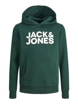 JACK & JONES Hoodie Logo Kapuzen Pullover Basic Sweater Sweatshirt mit Kängurutasche JJECORP von JACK & JONES