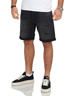 JACK & JONES Infinity Herren Jeans Shorts Rick Bermudas Used Look (as3, Alpha, m, Regular, Regular, Black Denim / 2) von JACK & JONES