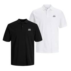 JACK & JONES Infinity Herren Poloshirt Infinity Polo Mehrstückpackung 2er 3er Pack 2er Pack 1 L von JACK & JONES